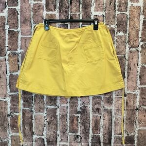 Y2K Vintage Basic Editions Yellow Skort Size 10